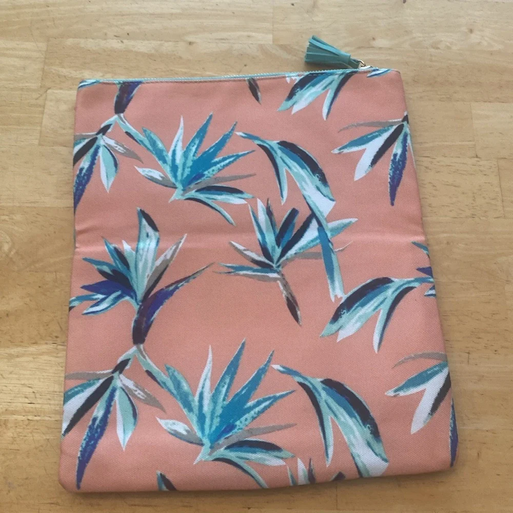 Rachel Pally tropical reversible fold over clutch